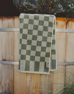 Bathhouse Check Organic Towel